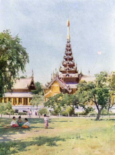 "The Centre of the Universe", Mandalay by Robert George Talbot Kelly